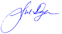 Sue Dyer signature