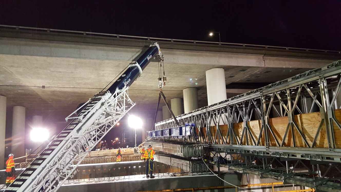 OrgMetrics workers on Caltrain San Francisco Bridges