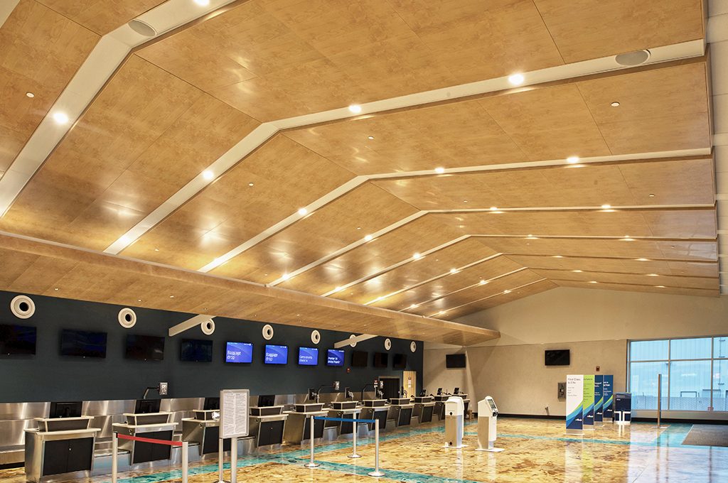 Inside of SLO New Airport Terminal