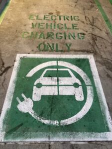 Electric vehicle charging only - clear communication