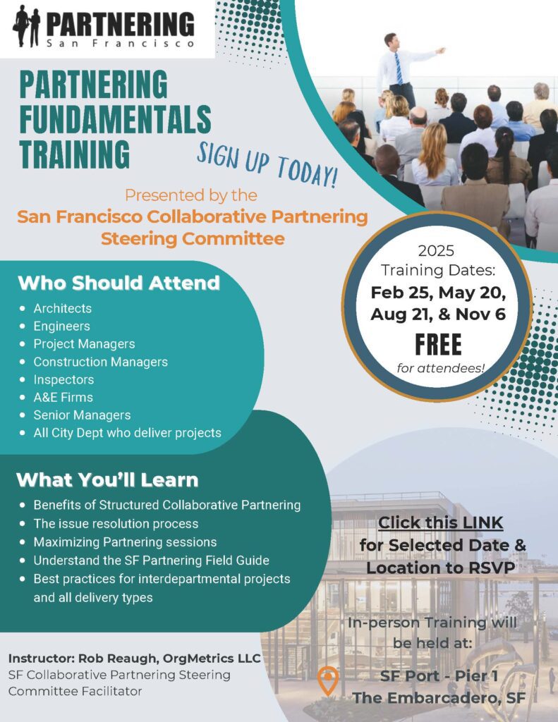Partnering Fundamentals Training - 2025 Upcoming Events and Announcements