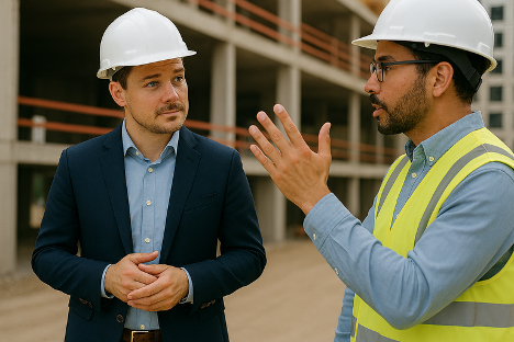 CM modeling active listening in leadership