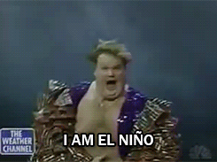Chris Farley, El Niño gif, SNL 1997